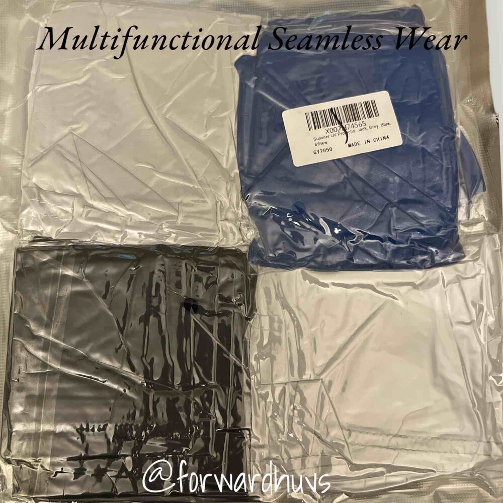 Breathable Polyester Microfiber Multifunctional Seamless Wear 6 Pk ** NEW **